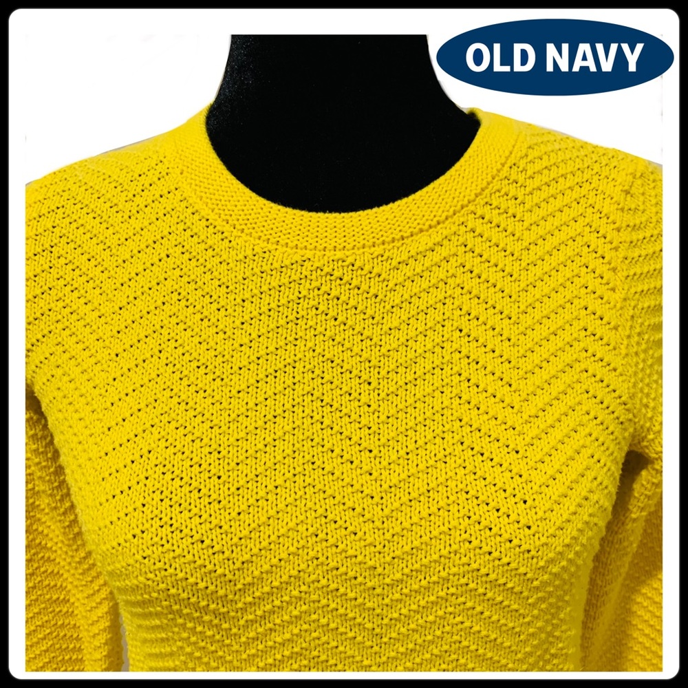 Old Navy yellow sweater